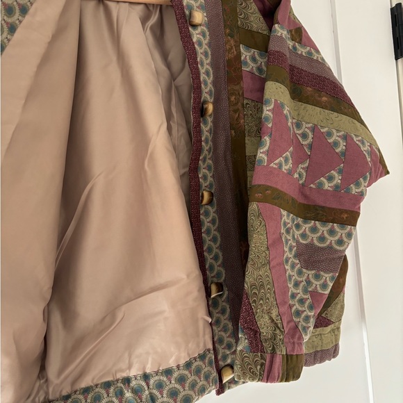 Vintage quilted jacket coat Size Medium/Large - Picture 10 of 11